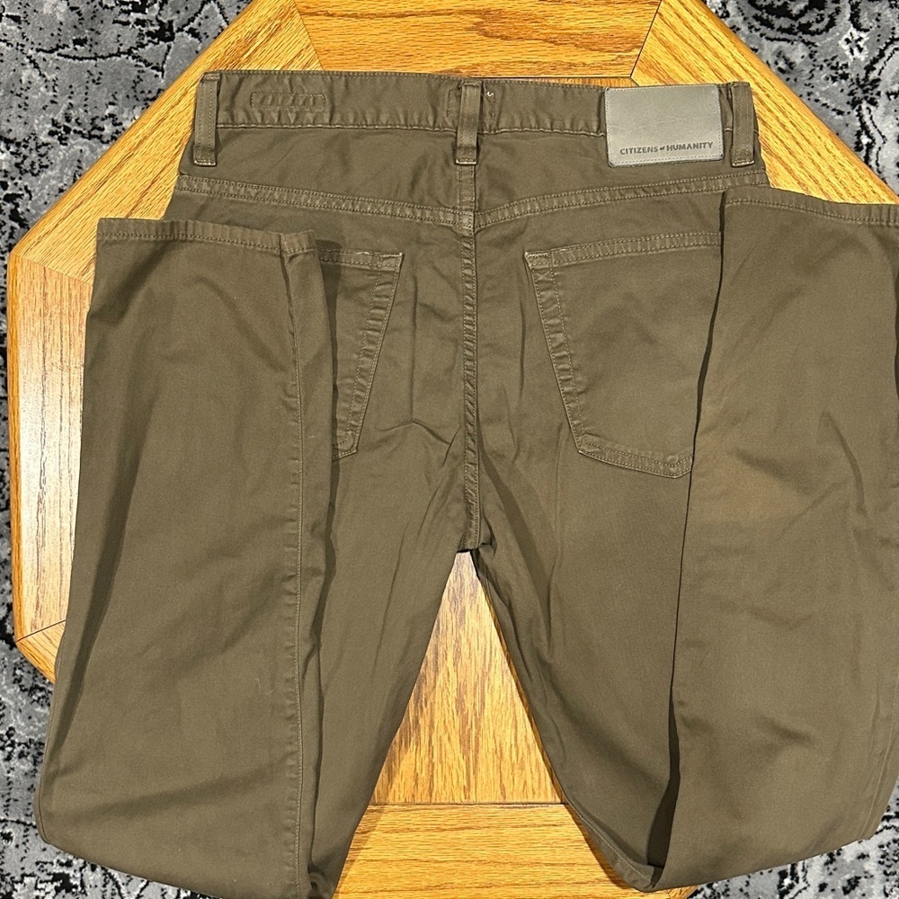 *CITIZENS OF HUMANITY* Olive Bowery Standard Slim Jeans Size 31 - Picture 10 of 10